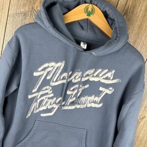 Marcus King Band Hoodie Blue Medium Independent Trading Company Graphic Pullover